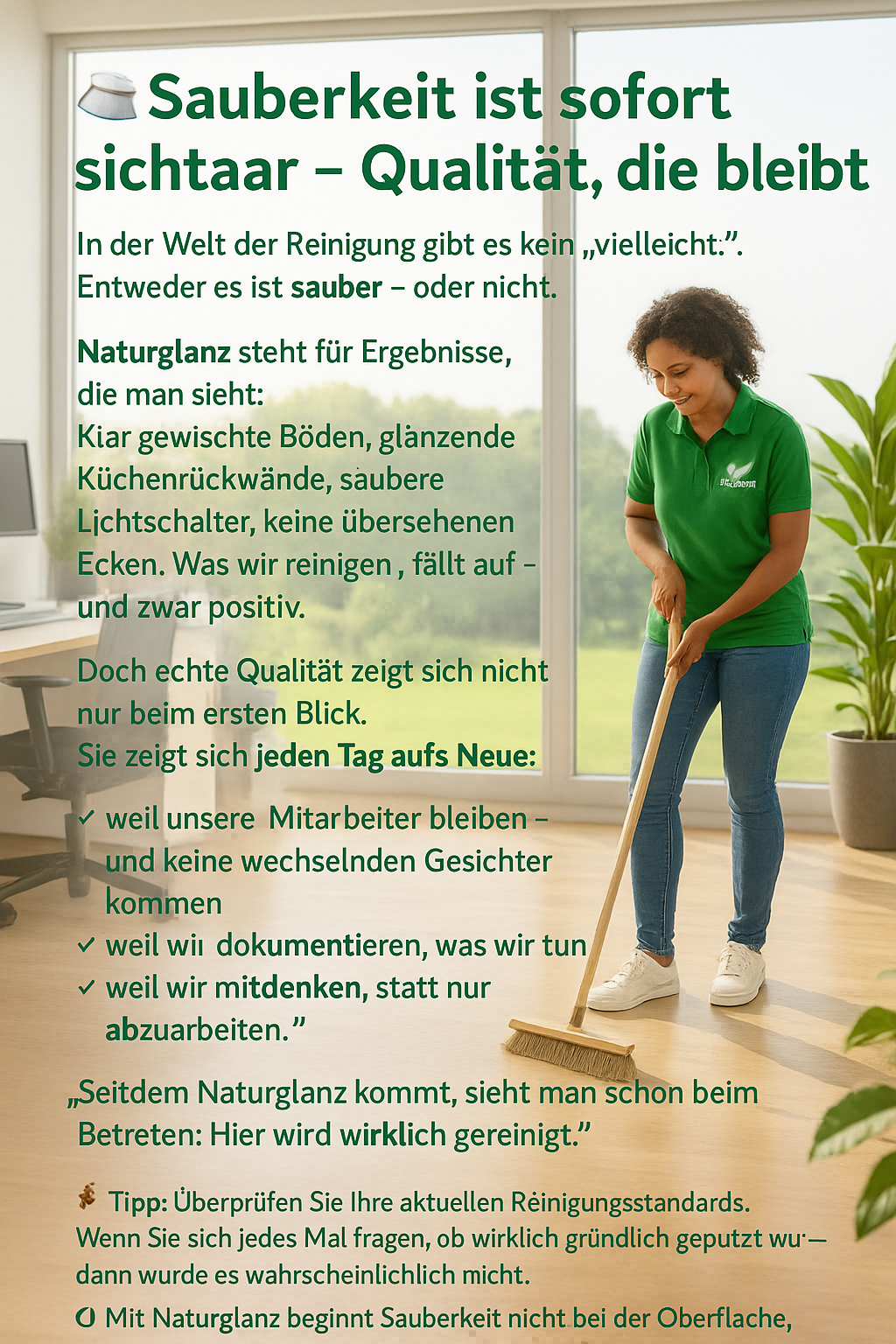 Naturglanz Unterhaltsreinigung München