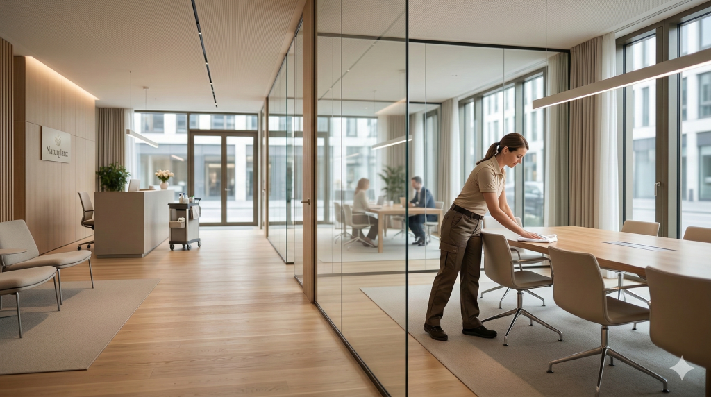 Büroreinigung München – Naturglanz Reinigungsteam für Unternehmen, Praxen und Büros